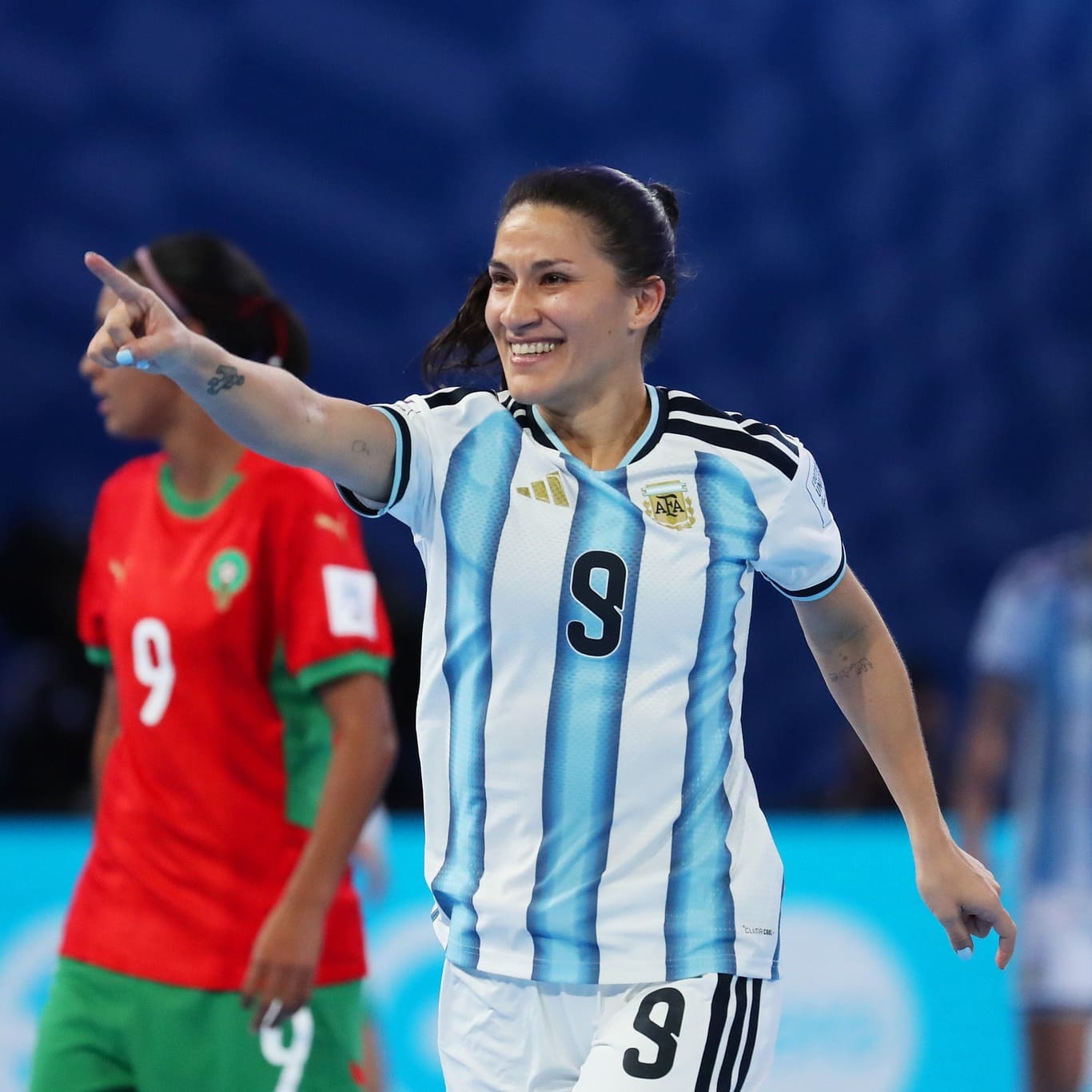 Ontiveros se convirtió en la primera jugadora de la historia en convertir un gol en un Mundial Femenino de Futsal. (Foto: afaseleccion)