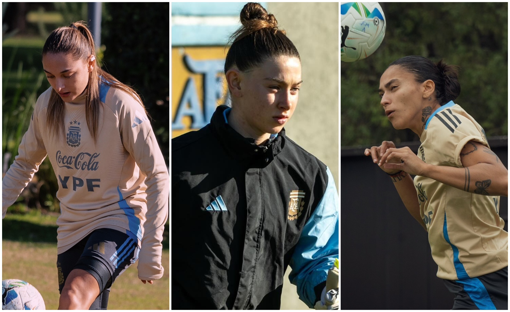 Abril Reche, Priscila Siben y Carolina Ceniza, las nuevas convocadas para La Liga de Naciones.