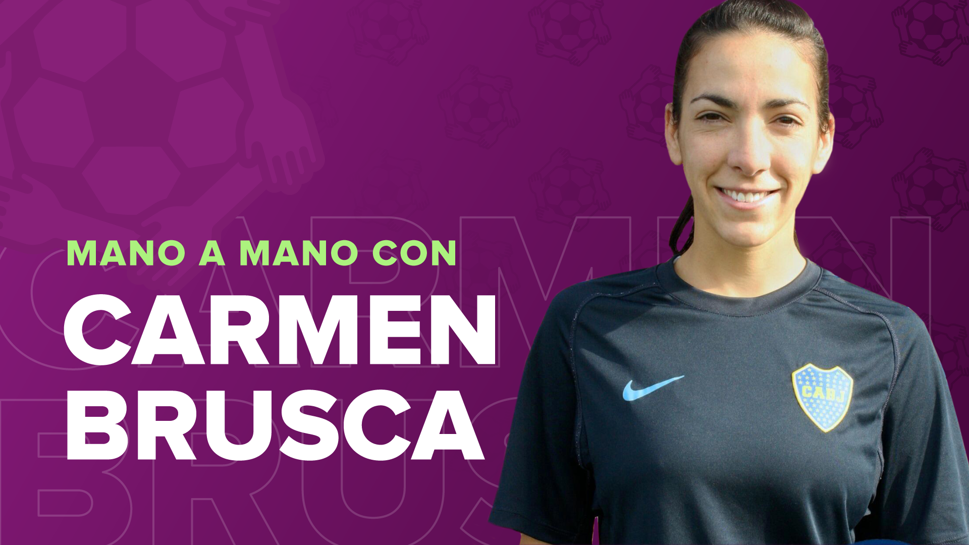 Carmen Brusca: “Las mujeres tienen derecho a jugar en los estadios”
