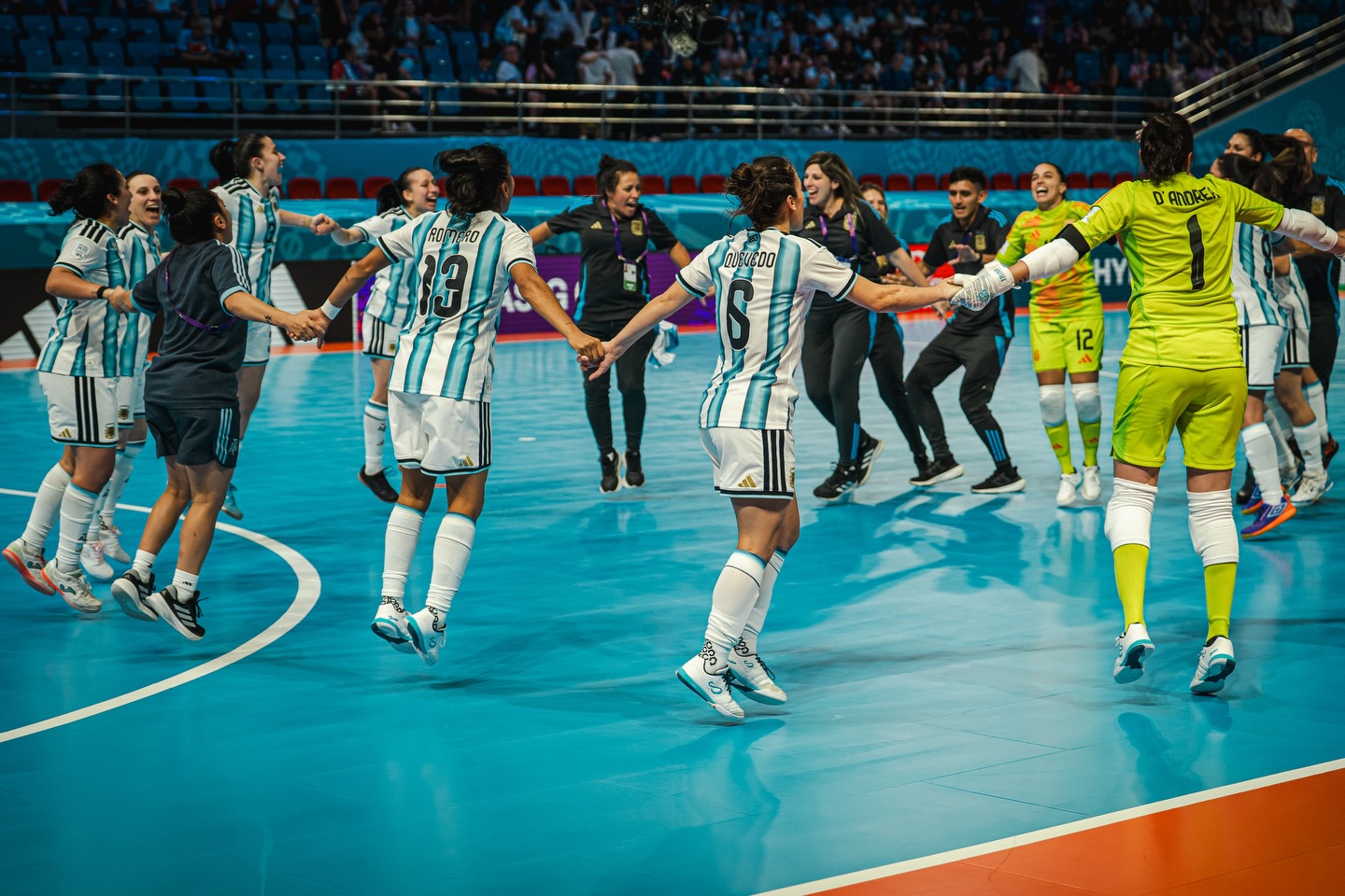 Argentina venció a Polonia y se clasificó a cuartos del Mundial Femenino de Fustal 2025
