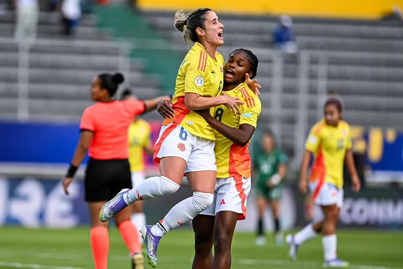 Colombia jugará ante Perú en la primera fecha de la Liga de Naciones. (Foto: Staff Images Woman/ CONMEBOL)
