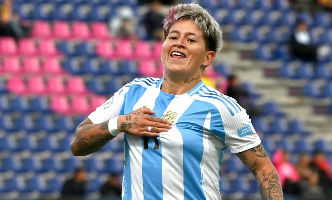 Yamila hizo el gol del triunfo de Argentina ante Perú. (Foto: AFA)