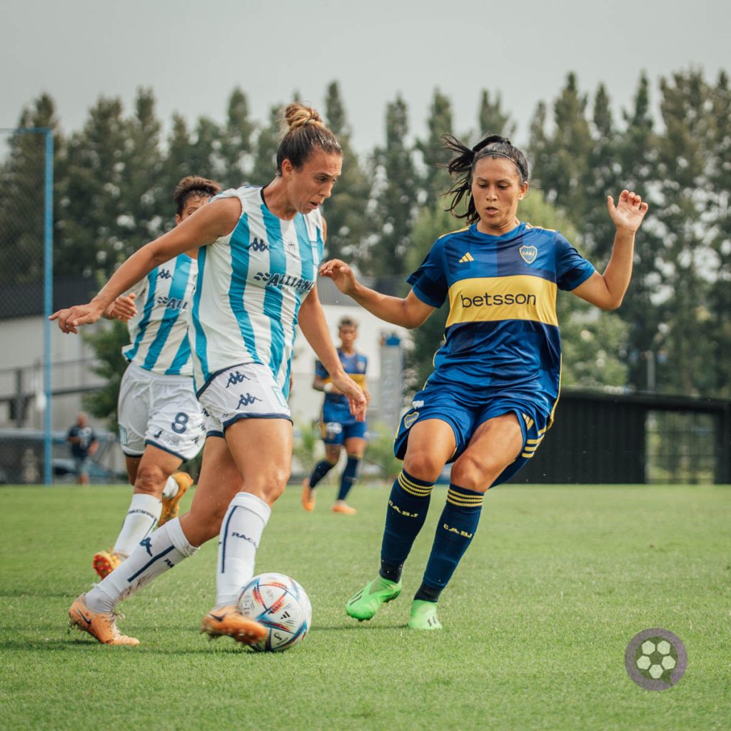 Boca y Racing se enfrentarán en Casa Amarilla por un lugar en la final del Segundo Torneo Femenino 2025. (Foto: FutFemGol)