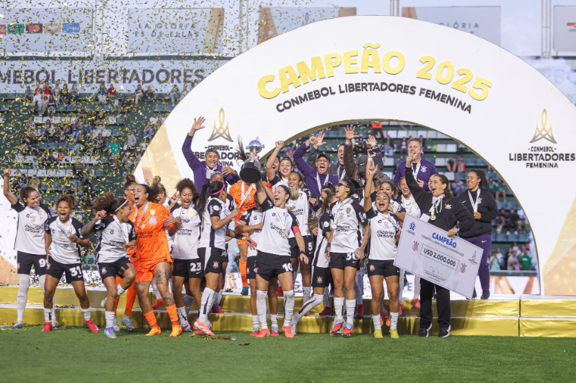 Corinthians fue campeón de la Libertadores por tercera vez consecutiva. (Foto: Conmebol)