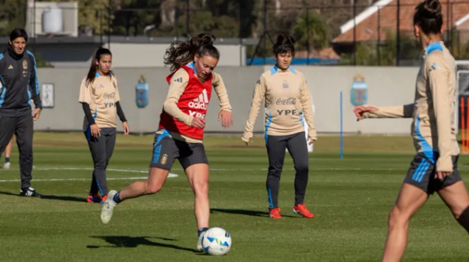 Bonsegundo es una de las figuras de Argentina en la Copa América (Foto: AFA)
