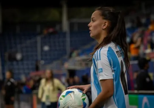 Mili Martín debutó en la Copa América en Ecuador. (Foto: Instagram)